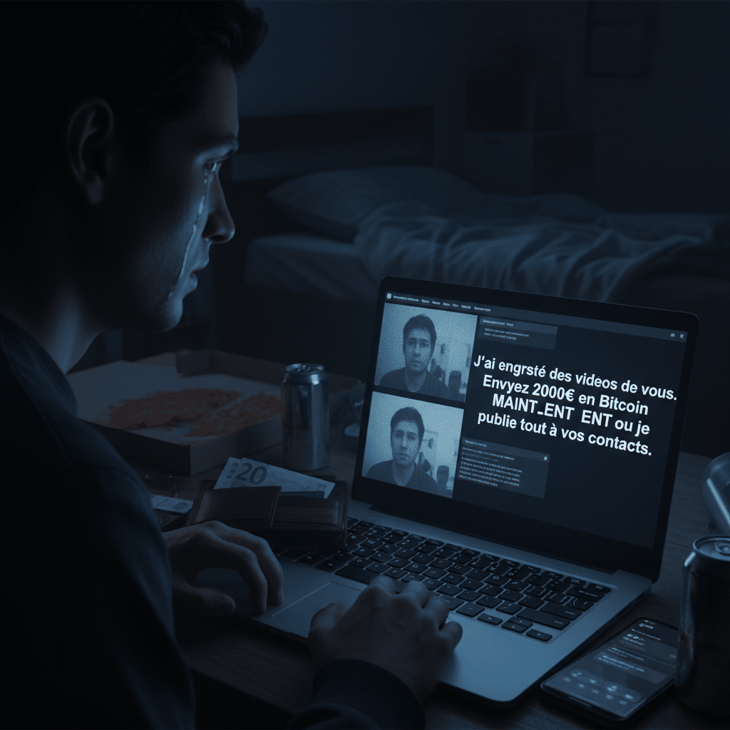 L’arnaque à la sextorsion